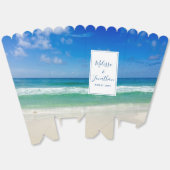 Tropical Beach Wedding Ocean Waves Popcorn Geschenkschachtel (Ungeklappt)