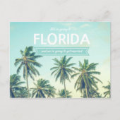 Tropical Beach Wedding Save the Date Ankündigungspostkarte (Vorderseite)