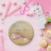 Tropical, Beach Wedding, Starfish, Lace, Perlen, Pappteller (Party)