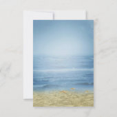 Tropical Beach Wedding UAWG Einladung (Rückseite)