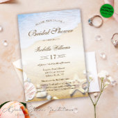 Tropical Beach Wedfish Brautparty Einladung