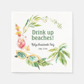 Tropical Beach Weekend Serviette (Vorderseite)