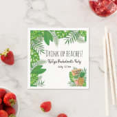 Tropical Beach Weekend Serviette (Beispiel)