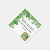 Tropical Beach Weekend Serviette (Ecke)