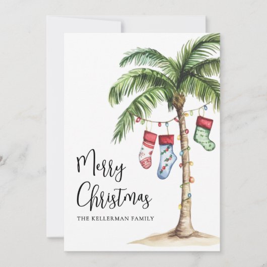 Tropical Beach Weihnachten (Vorderseite)