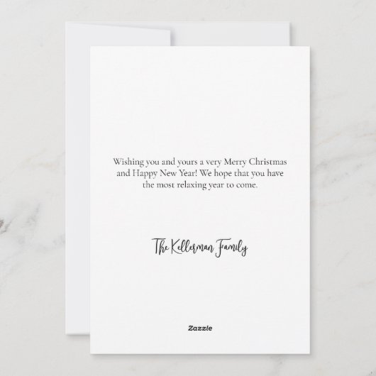 Tropical Beach Weihnachten (Rückseite)