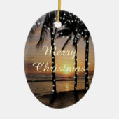 Tropical Beach Weihnachtsschmuck (Vorne)