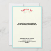 Tropical Beach Wiedersehen Einladung Kombination (Rückseite)