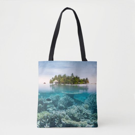 Tropical Beaches | Ari Atoll Maldives Tasche (Vorderseite)