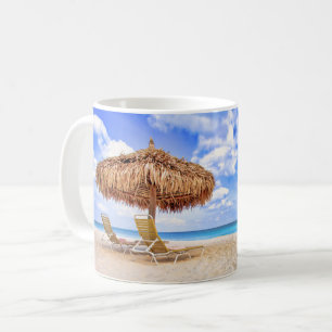 Tropical Beaches Aruba Sandy Beach Kaffeetasse