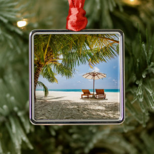 Tropical Beaches   Beach Dominican Republic Ornament Aus Metall