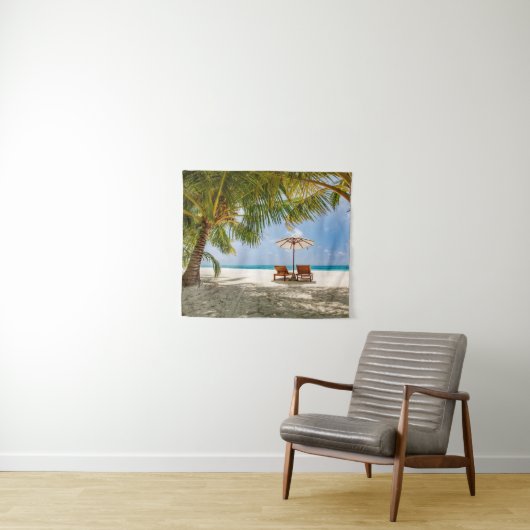 Tropical Beaches | Beach Dominican Republic Wandteppich (Beispiel (Horizontal))