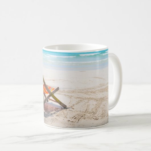 Tropical Beaches Beach Fleisch on Sand Kaffeetasse (VorderseiteRechts)