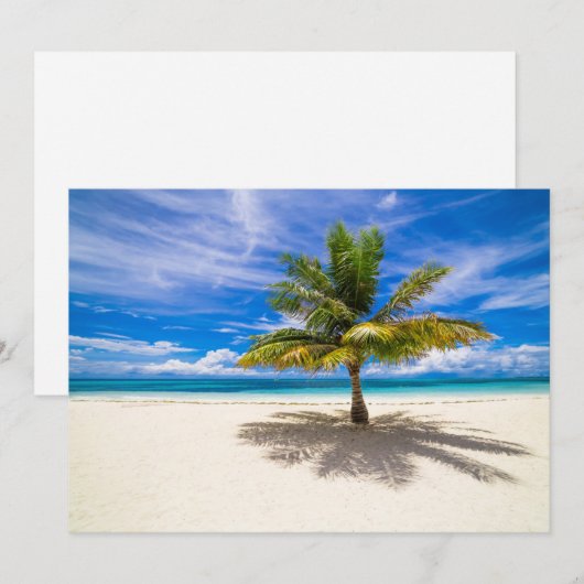 Tropical Beaches | Bora Bora, French Polynesia Dankeskarte (Vorne/Hinten)