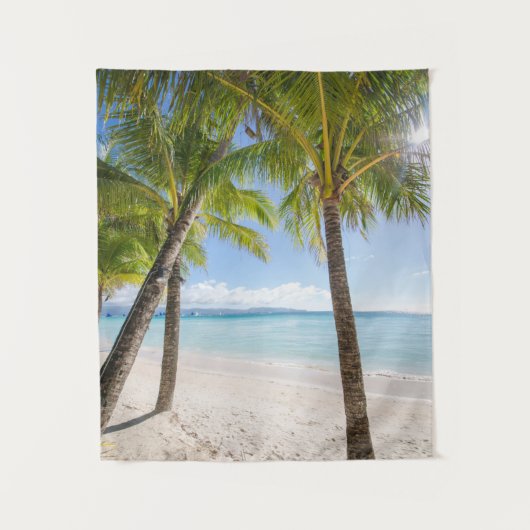 Tropical Beaches | Boracay Philippines Wandteppich (Vorderseite)