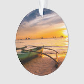 Tropical Beaches | Boracay's White Beach Ornament (Vorderseite)