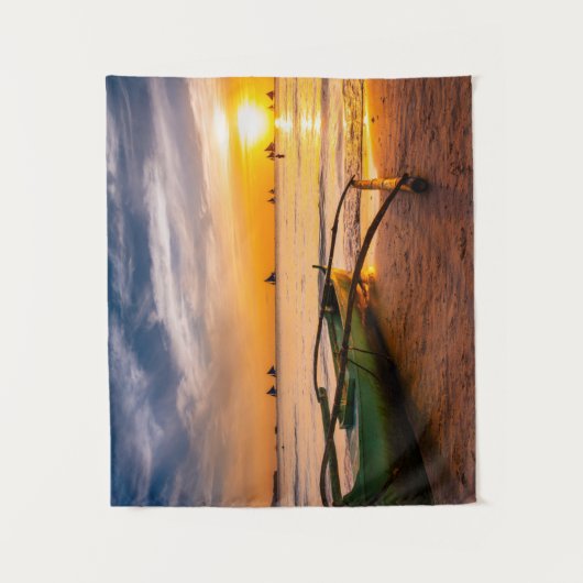 Tropical Beaches | Boracay's White Beach Wandteppich (Vorderseite)