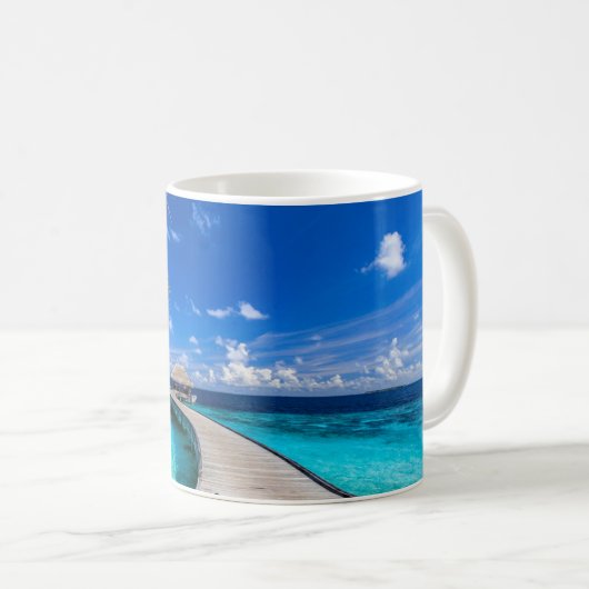 Tropical Beaches Dusit Thani Maldives Kaffeetasse (VorderseiteRechts)