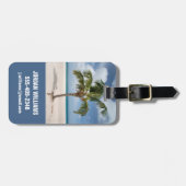 Tropical Beaches | Eagle Beach, Aruba Gepäckanhänger (Vorderseite horizontal)