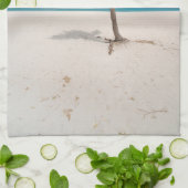 Tropical Beaches | Eagle Beach, Aruba Geschirrtuch (Gefaltet)