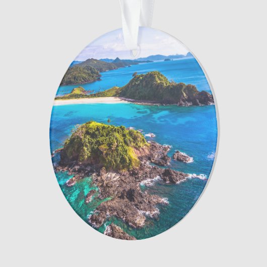 Tropical Beaches | El Nido Phillipines Ornament (Vorderseite)