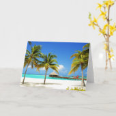 Tropical Beaches | Island & Lagoon, Maldives Karte (Gelbe Blume)