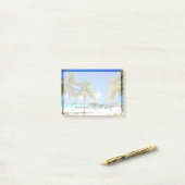 Tropical Beaches Island & Lagoon Post-it Klebezettel (Auf Schreibtisch)