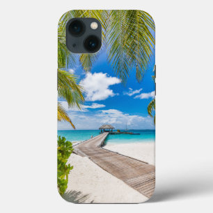 Tropical Beaches Maldives Island Wooden Jetty Case-Mate iPhone Hülle