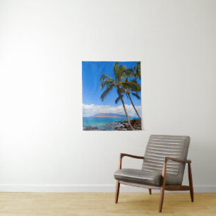 Tropical Beaches   Maui Hawaii Island Wandteppich