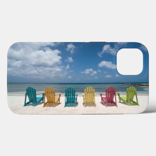 Tropical Beaches | Palm Beach, Aruba Case-Mate iPhone Hülle (Rückseite (Horizontal))