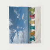 Tropical Beaches | Palm Beach, Aruba Wandteppich (Vorderseite)