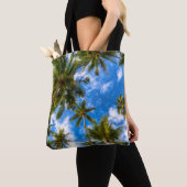 Tropical Beaches Palm Trees | on Blue Sky Tasche (Von Nahem)
