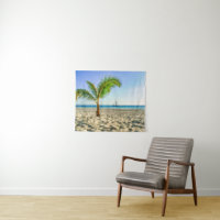 Tropical Beaches | Sailboat, Palm Tree, Aruba