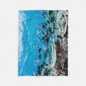 Tropical Beaches | Sturgeon Amongst Coral Fleecedecke (Vorderseite)