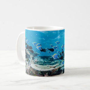 Tropical Beaches Sturgeon   Amongst Coral Kaffeetasse