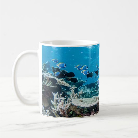 Tropical Beaches Sturgeon | Amongst Coral Kaffeetasse (Links)
