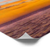 Tropical Beaches Sunset Vorsprung Poster (Ecke)