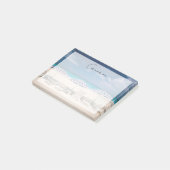 Tropical Beaches | Tropical Beach Anguilla Post-it Klebezettel (angewinkelt)