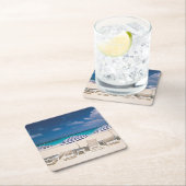 Tropical Beaches | Tropical Beach Anguilla Rechteckiger Pappuntersetzer (Vor Ort)