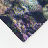 Tropical Beaches Underwater Coral Reef Fleecedecke (Ecke)