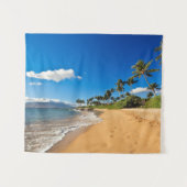 Tropical Beaches | Wailea, Maui, Hawaii Wandteppich (Vorderseite (Horizontal))