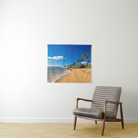 Tropical Beaches | Wailea, Maui, Hawaii Wandteppich (Beispiel (Horizontal))