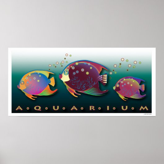 Tropical Beauties Aquarium Poster (Vorne)