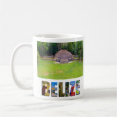 Tropical Belize Ancient Mayan Ruin Tempel Foto Kaffeetasse (Links)