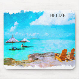 Tropical Belize Beach Vacation Mousepad