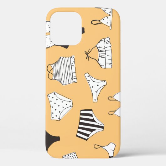 Tropical Bikini: Von Hand Gezeichnet Sommermuster Case-Mate iPhone Hülle (Rückseite)