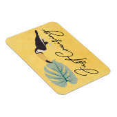 Tropical Bird Cruise Ship Cabin Door Marker Magnet (Rechte Seite)