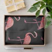 Tropical Bird Series: Flamingo Design 3 Seidenpapier (Geschenk)