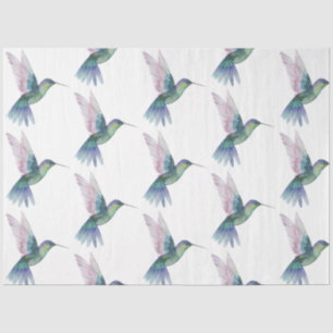 Tropical Bird Series: Hummingbird Design 2 Seidenpapier