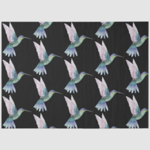 Tropical Bird Series: Hummingbird Design 3 Seidenpapier